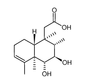 6α,7β-dihydroxy-norkolavenic acid结构式