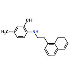 2,4-Dimethyl-N-[2-(1-naphthyl)ethyl]aniline Structure