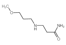 3-[(3-Methoxypropyl)amino]propanamide结构式