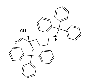 Nα,Nε-Ditrityl-L-Lysin Structure