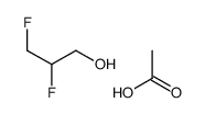 acetic acid,2,3-difluoropropan-1-ol Structure