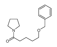 5-phenylmethoxy-1-pyrrolidin-1-ylpentan-1-one Structure