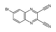 6-bromoquinoxaline-2,3-dicarbonitrile Structure