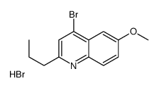 4-Bromo-6-methoxy-2-propylquinoline hydrobromide structure