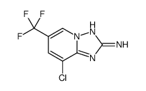 8-Chloro-6-(trifluoromethyl)-[1,2,4]-triazolo[1,5-a]pyridin-2-amine Structure