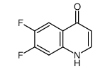 6,7-difluoroquinolin-4(1H)-one结构式