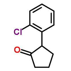 2-(2-Chlorophenyl)cyclopentanone structure