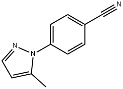 4-(5-methyl-1H-pyrazol-1-yl)benzonitrile Structure