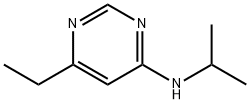 6-乙基-N-(丙-2-基)嘧啶-4-胺结构式