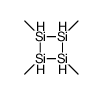 1,2,3,4-tetramethyltetrasiletane Structure