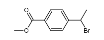 methyl R,S-4-(1-bromoethyl)-benzoate Structure