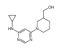 [1-(6-Cyclopropylamino-pyrimidin-4-yl)-piperidin-3-yl]-Methanol structure