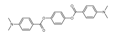 1,4-bis{4-(dimethylamino)benzoyloxy}benzene Structure