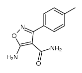 5-amino-3-(p-tolyl)isoxazole-4-carboxamide Structure