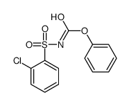 phenyl N-(2-chlorophenyl)sulfonylcarbamate Structure