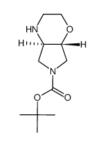 trans-tert-Butyl hexahydropyrrolo[3,4-b][1,4]oxazine-6(2H)-carboxylate Structure