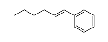 (E)-(2-methyl)-hex-1-enylbenzene Structure