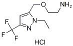 (2-{[1-乙基-3-(三氟甲基)-1H-吡唑-5-基]甲氧基}乙基)胺盐酸盐结构式