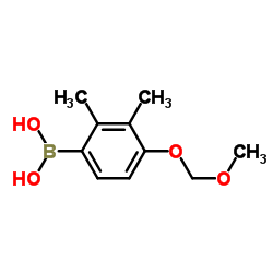 2,3-Dimethyl-4-(methoxymethoxy)phenylboronic acid结构式