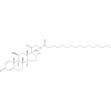 Dexamethasone Palmitate Structure