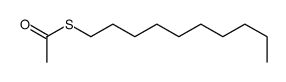 S-decyl ethanethioate Structure