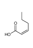 (Z)-hex-2-enoic acid Structure