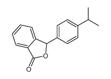 3-(4-propan-2-ylphenyl)-3H-2-benzofuran-1-one Structure