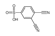 3,4-dicyanobenzenesulfonic acid结构式