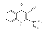 2-(dimethylamino)-4-oxo-1H-quinoline-3-carbaldehyde structure