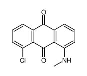 1-chloro-8-(methylamino)anthracene-9,10-dione Structure