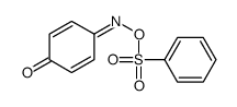 4-[[(Phenylsulfonyl)oxy]imino]-2,5-cyclohexadien-1-one Structure