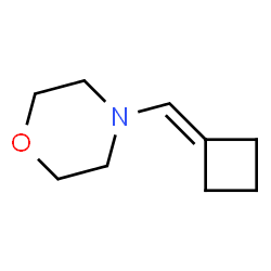 Morpholine,4-(cyclobutylidenemethyl)- Structure