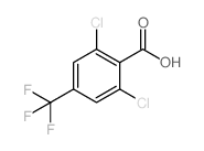 2,6-Dichloro-4-(trifluoromethyl)benzoic acid Structure