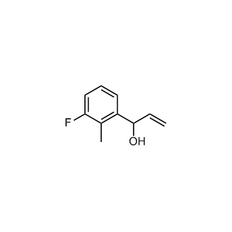 1-(3-氟-2-甲基苯基)丙-2-烯-1-醇结构式