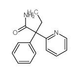 2-phenyl-2-pyridin-2-yl-butanamide structure