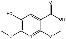 5-hydroxy-2,6-dimethoxynicotinic acid structure