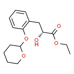 (2R)-ethyl 2-hydroxy-3-(2-((tetrahydro-2H-pyran-2-yl)oxy)phenyl)propanoate picture