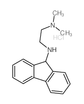 1,2-Ethanediamine,N2-9H-fluoren-9-yl-N1,N1-dimethyl-, hydrochloride (1:2) Structure