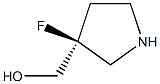 (s)-(3-fluoropyrrolidin-3-yl)methanol Structure