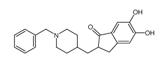 2-[(1-benzylpiperidin-4-yl)methyl]-5,6-dihydroxy-2,3-dihydroinden-1-one Structure