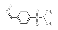 4-Isothiocyanato-N,N-dimethylbenzenesulfonamide Structure