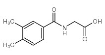 3,4-Dimethylhippuric Acid Structure