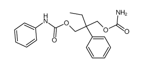 N,2-Diphenyl-2-ethyl-1,3-dicarbamoyloxy-propan Structure