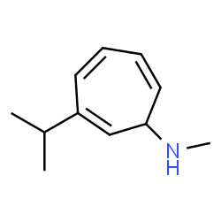 2,4,6-Cycloheptatrien-1-ylamine,3-isopropyl-N-methyl-(8CI) picture