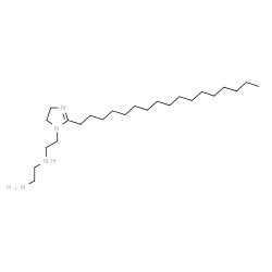 N-[2-(2-heptadecyl-4,5-dihydro-1H-imidazol-1-yl)ethyl]ethylenediamine Structure