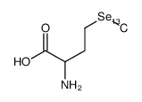 2-amino-4-methylselanylbutanoic acid Structure