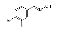 N-[(4-bromo-3-fluorophenyl)methylidene]hydroxylamine Structure