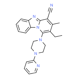 2-ethyl-3-methyl-1-(4-(pyridin-2-yl)piperazin-1-yl)benzo[4,5]imidazo[1,2-a]pyridine-4-carbonitrile picture