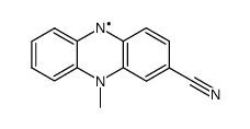 2-cyano-10-methyl-5-phenazyl结构式