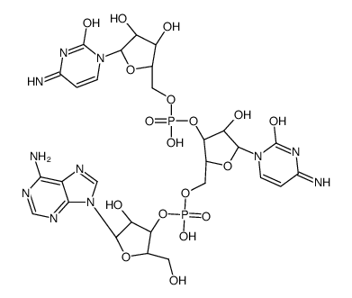 ADENYLYL(3'-5')CYTIDYLYL(3'-5')CYTIDINE FREE ACID Structure